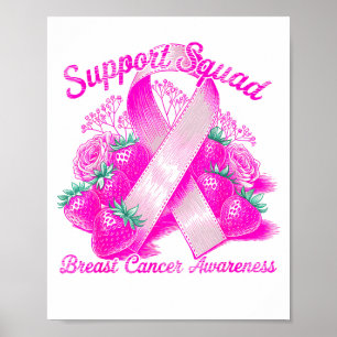 Suprt Squad Brustkrebsbewusstsein Nk Band Frauen Poster