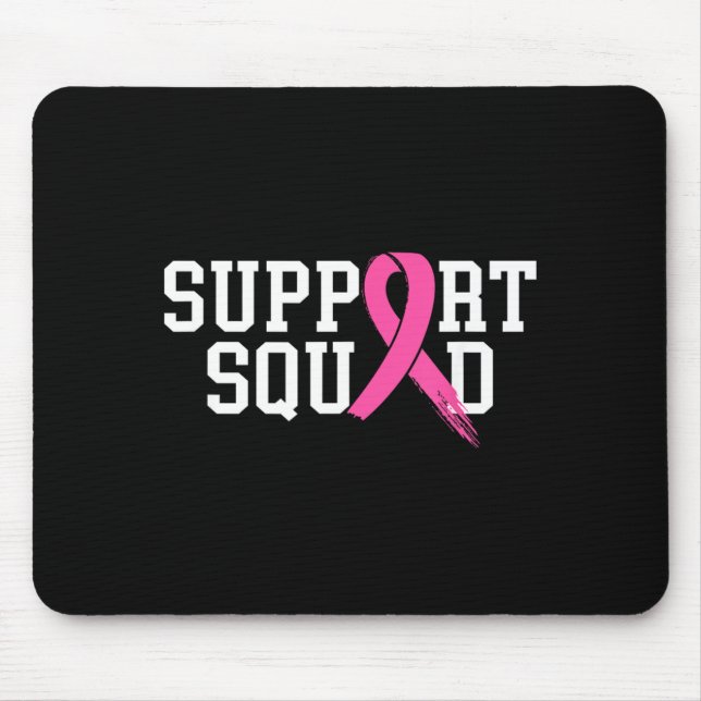 Suprt Squad Brustkrebsmonat nk Mousepad (Vorne)