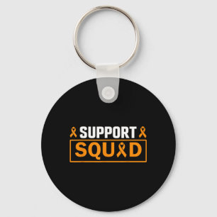 Suprt Squad Lustig Leukämie-Bewusstsein Nierenkreb Schlüsselanhänger