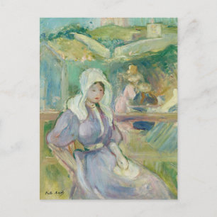 Sur La Plage à Portrieux   Berthe Morisot Postkarte