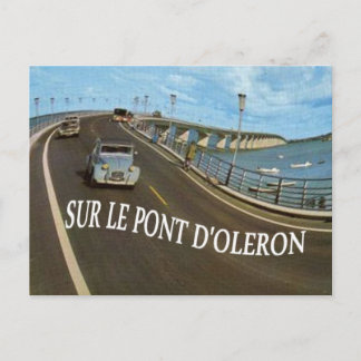 SUR LE PONT OLERON POSTKARTE