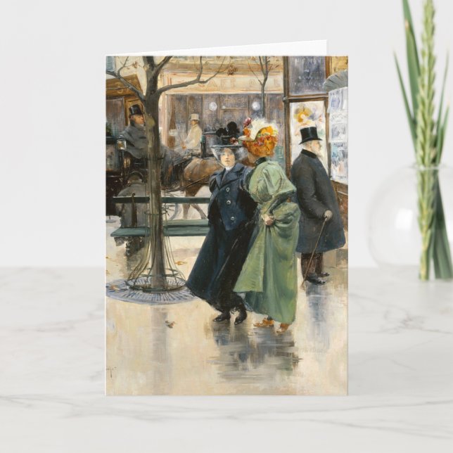 Sur les Boulevards | Louis Abel-Truchet Karte (Vorderseite)