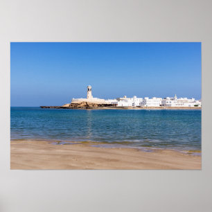 Sur Leuchtturm - Sur, Oman Poster