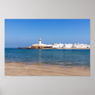 Sur Lighthouse - Sur, Oman Poster