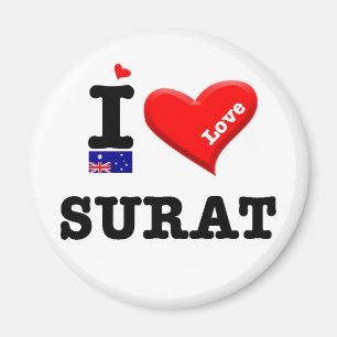 SURAT I Love Magnet