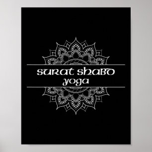 Surat Shabd Yoga Typ Mandala Grafik Poster