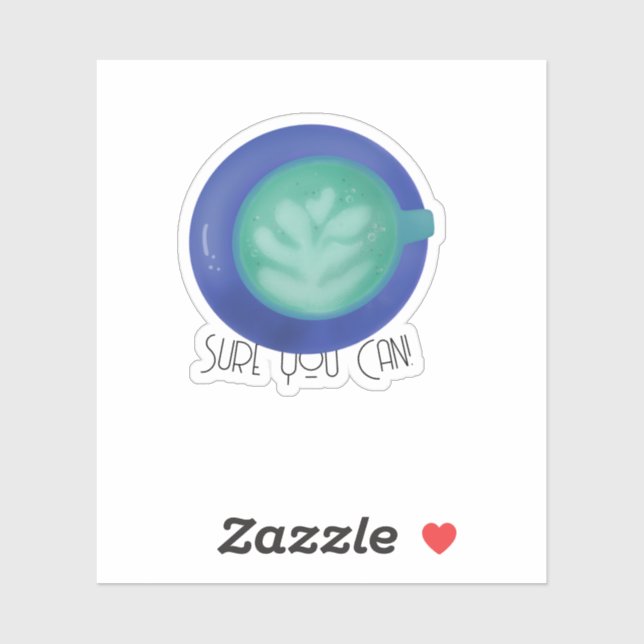 Sure You Can Aufkleber (Blatt)