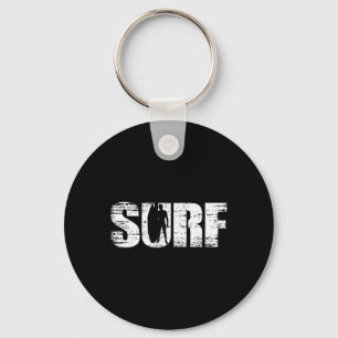 Surf - Abgenutzter Look Surfen für Surfer Schlüsselanhänger