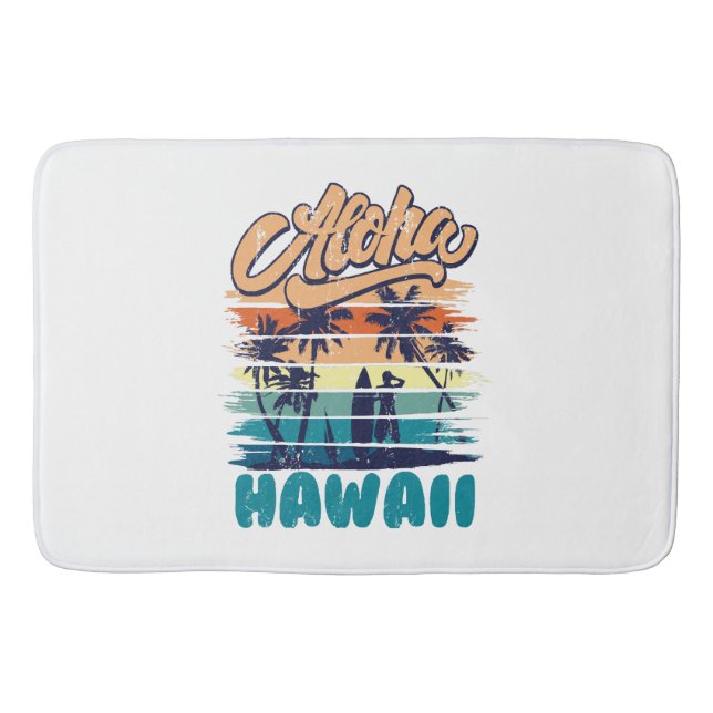 Surf - Aloha Hawaii Badematte (Vorderseite)