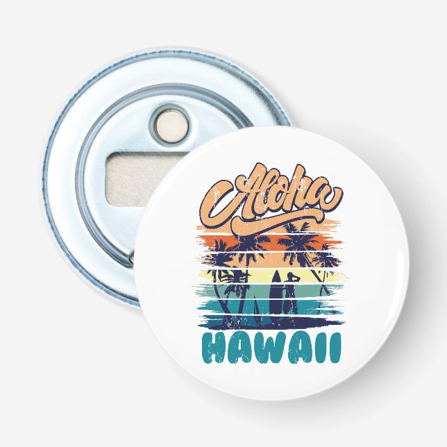 Surf - Aloha Hawaii Flaschenöffner (Vorderseite)
