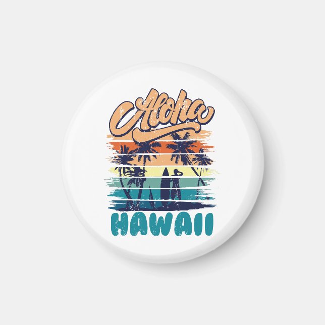 Surf - Aloha Hawaii Magnet (Vorne)
