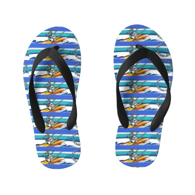 Surf Australia Kleinkind-Flip-Flops Kinderbadesandalen (Fußbett)