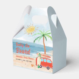 Surf Beach Baby an Bord Babydusche Geschenkschachtel