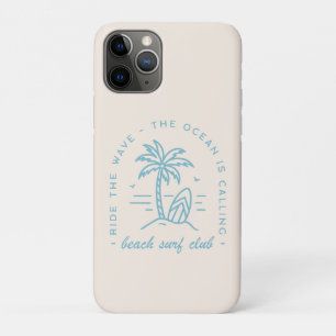Surf Beach Club Surfen Ozeanästhetische Zitate Case-Mate iPhone Hülle
