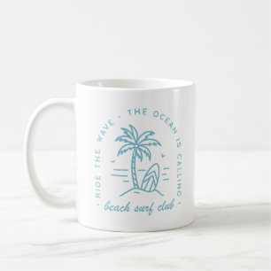 Surf Beach Club Surfer Surfen Ozean Liebhaber Zita Kaffeetasse