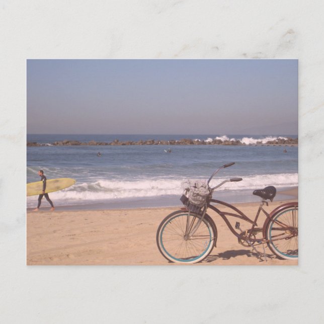 Surf Bicycle Postkarte (Vorderseite)