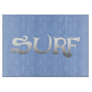 Surf-blaue Glasschneidplatte Schneidebrett