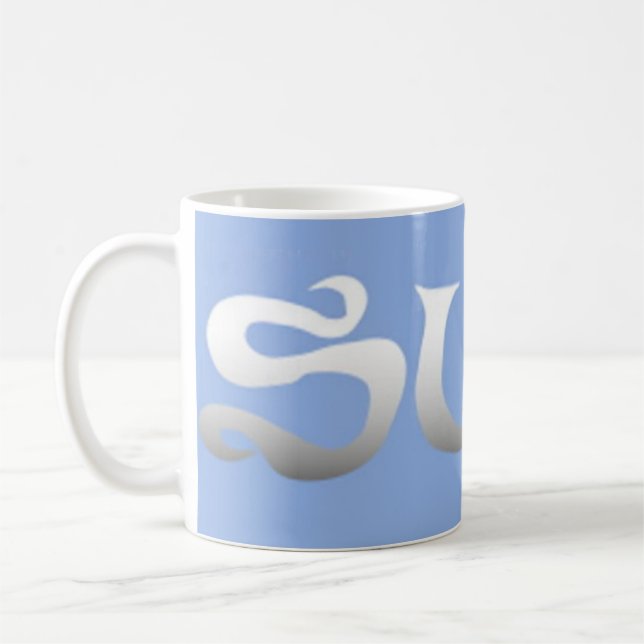 Surf-blaue Tasse (Links)