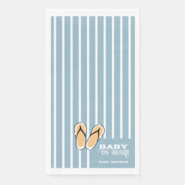 Surf Board Baby Shower Custom - Gender Neutral Serviette