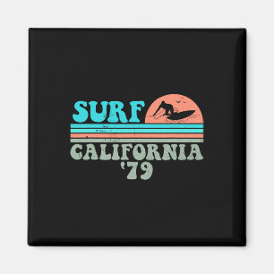 Surf California 79 Vintage Grunge Surfen Magnet