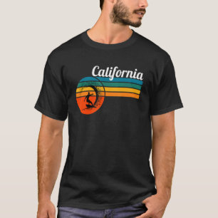 Surf California Beach Vintag Retro Surf T-Shirt