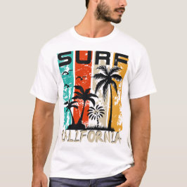 Surf California Bliss: Reiten Sie die Wellen T-Shirt