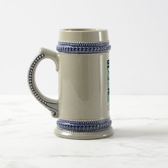 Surf California Palmen Strand Design Tasse (Links)