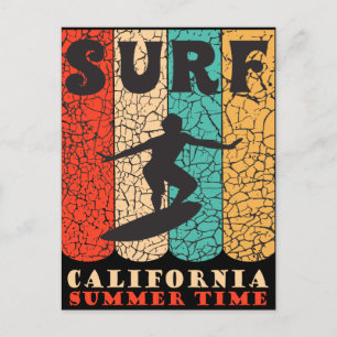 Surf California Postkarte