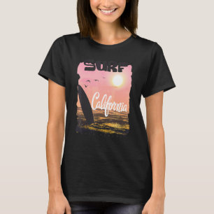 Surf California Quote Wave Raiders Cool Surf Kalif T-Shirt