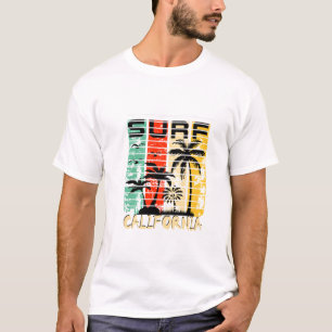 Surf California Retro Palm Tree T-Shirt