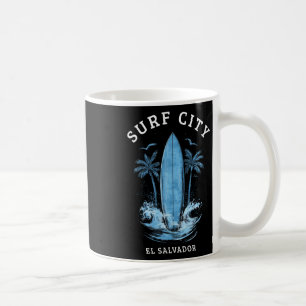 Surf City El Salvador Surfen Vintage Surfer _1 Kaffeetasse