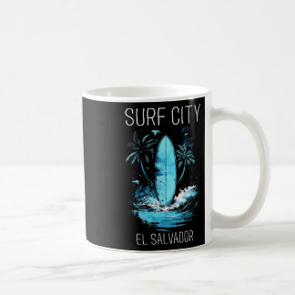 Surf City El Salvador Surfen Vintage Surfer _3 Kaffeetasse