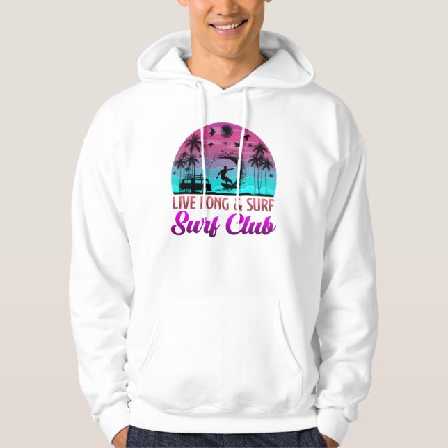 Surf Club Sweatshirt für Ozeanliebhaber   (Vorderseite)
