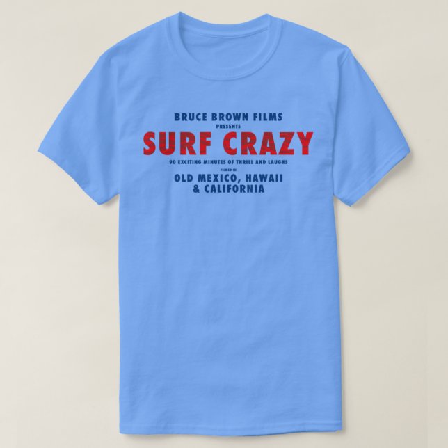 Surf Crazy T-Shirt (Design vorne)