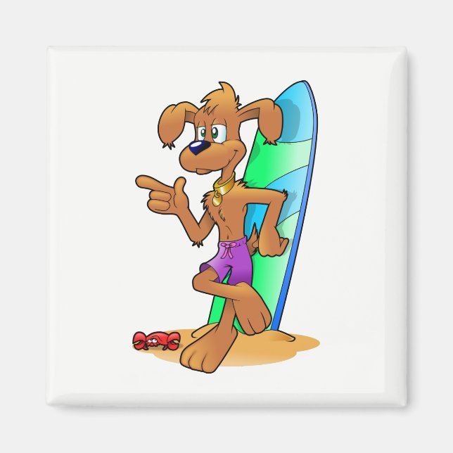 Surf Dog Magnet (Vorne)