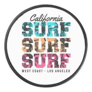 Surf Dreams: California Sunset Edition Eishockey Puck