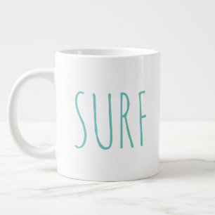 "Surf" Einfaches modernes Bauernhaus Jumbo-Tasse