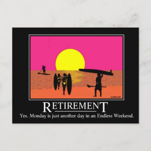 SURF: Endlose Woche Postkarte