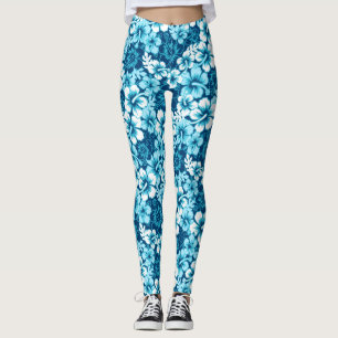 Surf floral Hibiskus Leggings