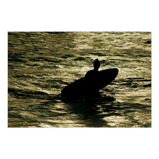 Surf Golden Hour - POSTER (Vorderseite)