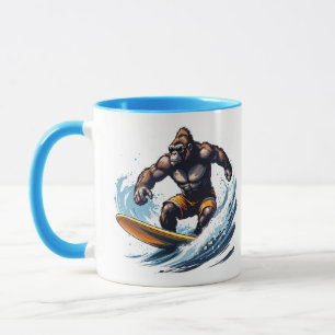 Surf Gorilla Tasse