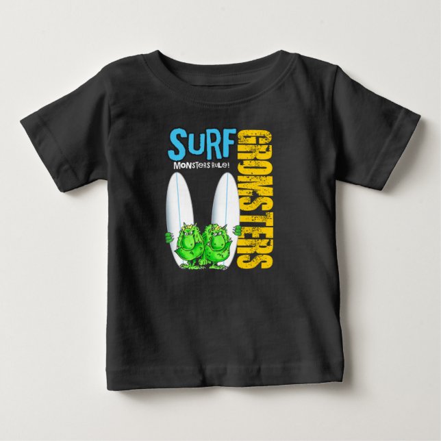 Surf Gromster Baby T-shirt (Vorderseite)