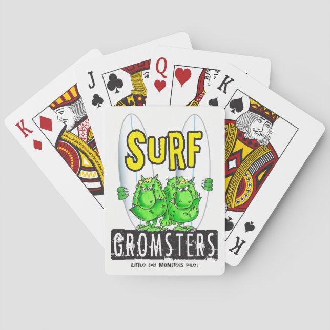 Surf Gromsters Spielkarten (Rückseite)