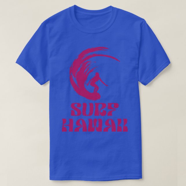 Surf Hawaii Hibiskus TShirt (Design vorne)