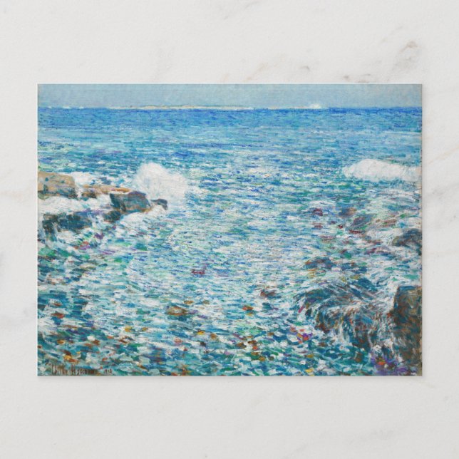 Surf, Inseln mit Shoals Postkarte (Vorderseite)