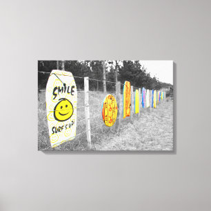 SURF IST AUF! 16 x 24 Leinwanddruck