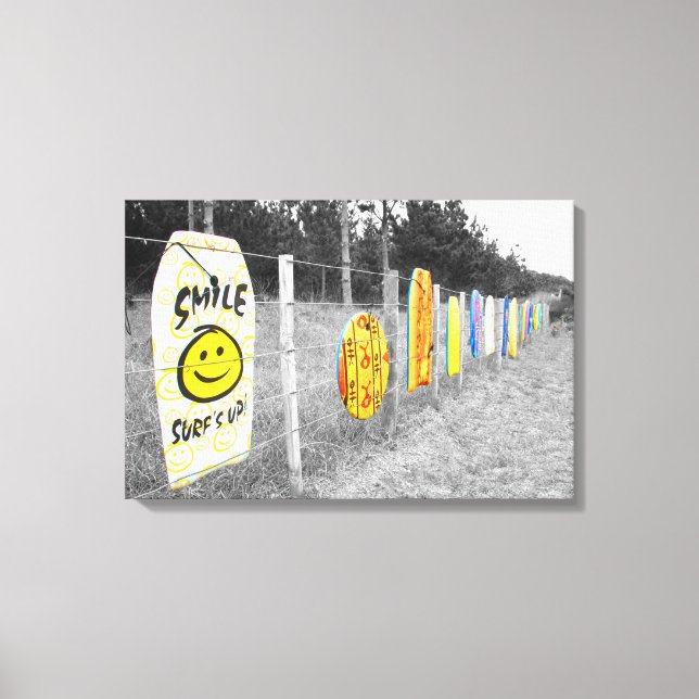 SURF IST AUF! 16 x 24 Leinwanddruck (Vorderseite)