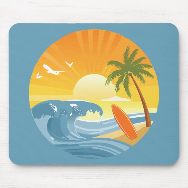 Surf ist auf! mousepad (Vorne)
