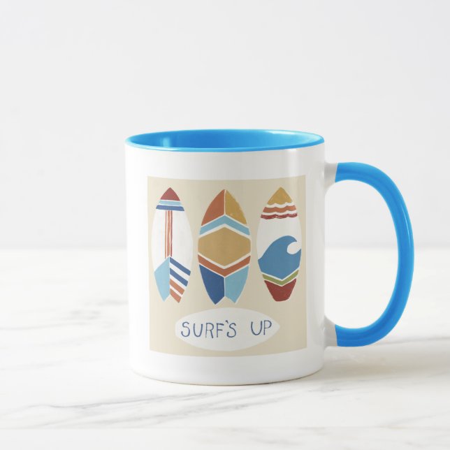 Surf ist auf! Surfbretter Tasse (Rechts)