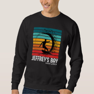 Surf Jeffrey's Bay South Africa Beach Vintag Retr Sweatshirt